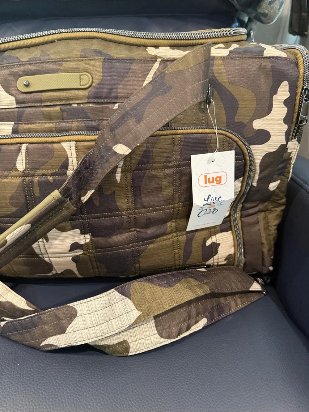 lug Trolley Duffel - Camo Olive NWT